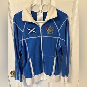 Vintage Roots full zip Scotland Sweater